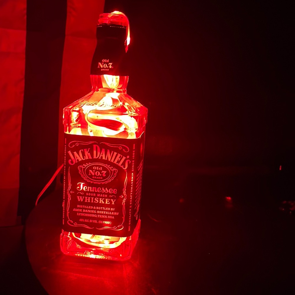 Jack Daniels LED lamp/light Red
